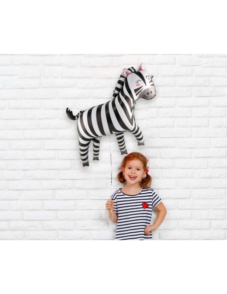 Palloncino mylar supershape Cm. 80x78 - Zebra