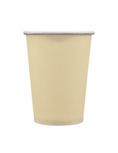 Bicchiere in carta 100% compostabile cc.250 - Confezione 15 pz - Avana