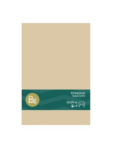 Tovaglia in plastica pvc Cm. 137x274 - Avana