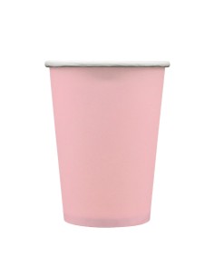 Bicchiere in carta 100% compostabile cc.250 - Confezione 15 pz - Rosa