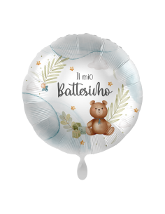 Palloncino mylar 18'' Cm. 45 - Rotondo - Il Mio Battesimo celeste