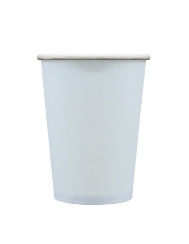 Bicchiere in carta 100% compostabile cc.250 - Confezione 15 pz - Celeste chiaro