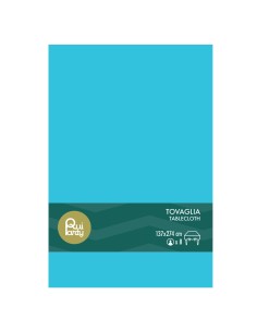 Tovaglia in plastica pvc Cm. 137x274 - Turchese