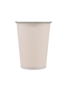 Bicchiere in carta 100% compostabile cc.250 - Confezione 15 pz - Cipria