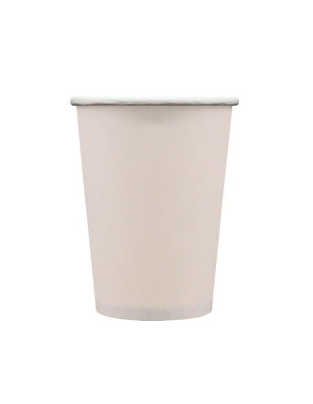 Bicchiere in carta 100% compostabile cc.250 - Confezione 15 pz - Cipria