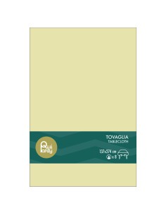 Tovaglia in plastica pvc Cm. 137x274 - Mostarda