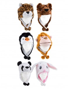 Maschera in peluche a...
