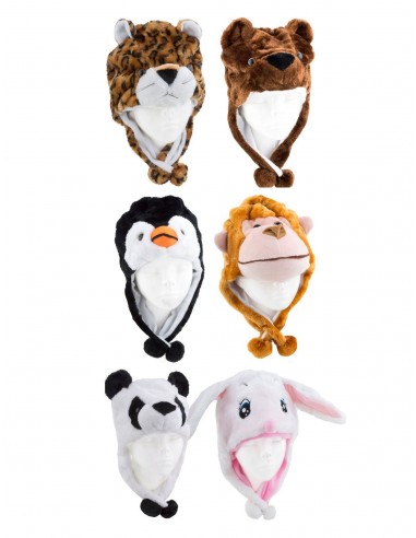 Maschera in peluche a cappello per...
