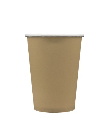 Bicchiere in carta 100% compostabile cc.250 - Confezione 15 pz - Oro