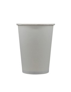 Bicchiere in carta 100% compostabile cc.250 - Confezione 15 pz - Argento