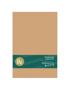 Tovaglia in plastica pvc Cm. 137x274 - Moka