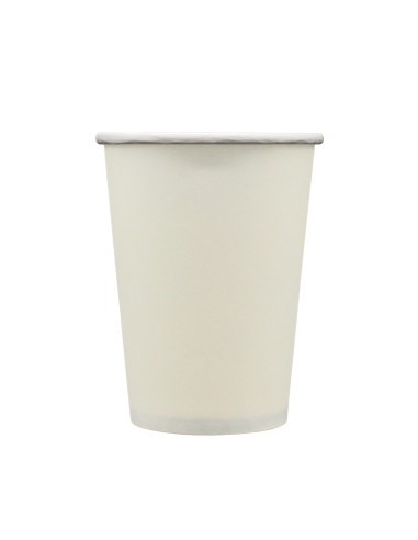 Bicchiere in carta 100% compostabile cc.250 - Confezione 15 pz - Sabbia