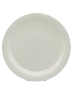 Piatto in carta rotondo 100% compostabile Cm. 24 - Confezione 15 pz - Sabbia 2