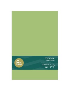 Tovaglia in plastica pvc Cm. 137x274 - Verde salvia