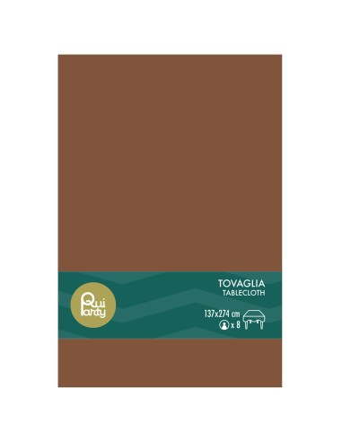 Tovaglia in plastica pvc Cm. 137x274 - Rosa Gold