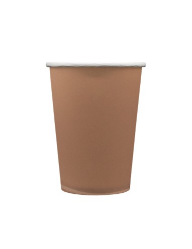 Bicchiere in carta 100% compostabile cc.250 - Confezione 15 pz - Rosa Gold