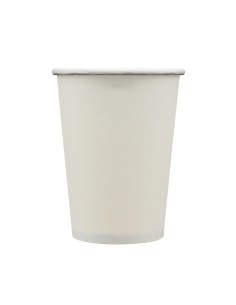 Bicchiere in carta 100% compostabile cc.250 - Confezione 15 pz - Grigio freddo
