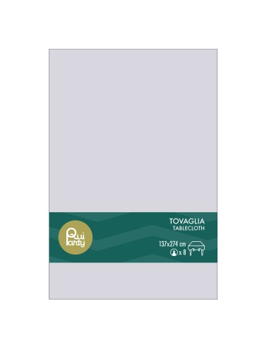 Tovaglia in plastica pvc Cm. 137x274 - Lilla
