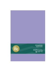 Tovaglia in plastica pvc Cm. 137x274 - Lavanda