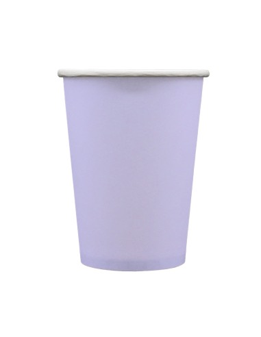Bicchiere in carta 100% compostabile cc.250 - Confezione 15 pz - Lavanda
