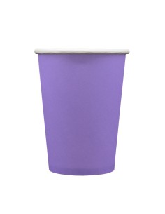 Bicchiere in carta 100% compostabile cc.250 - Confezione 15 pz - Viola