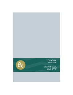 Tovaglia in plastica pvc Cm. 137x274 - Celeste fumo