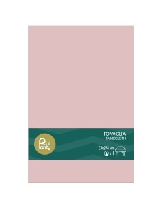 Tovaglia in plastica pvc Cm. 137x274 - Rosato