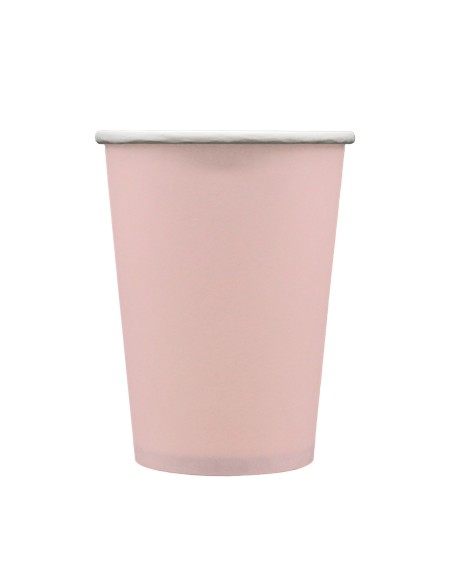 Bicchiere in carta 100% compostabile cc.250 - Confezione 15 pz - Rosato