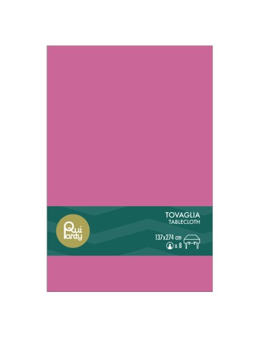 Tovaglia in plastica pvc Cm. 137x274 - Malva