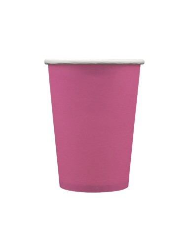 Bicchiere in carta 100% compostabile cc.250 - Confezione 15 pz - Malva