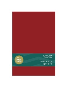 Tovaglia in plastica pvc Cm. 137x274 - Bordeaux