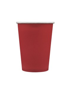 Bicchiere in carta 100% compostabile cc.250 - Confezione 15 pz - Bordeaux