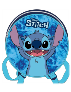 Zainetto rotondo Cm. 27x9 - Stitch blu 2