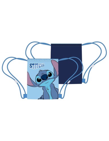Sacca nylon con laccetti Cm. 40x35 - Stitch boy