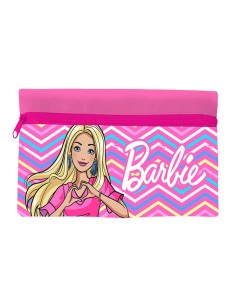 Astuccio bustina piatta con zip Cm. 21x11 - Barbie