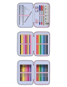 Astuccio completo 3 zip deluxe Giotto - Stitch