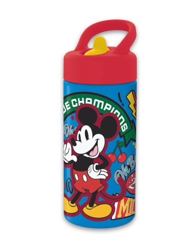 Borraccia con cannuccia Playground 410 ML - Topolino Mickey