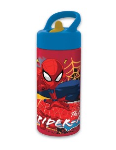 Borraccia con cannuccia Playground 410 ML - Spiderman
