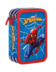 Astuccio completo 3 zip - Giotto Turbocolor - Spiderman