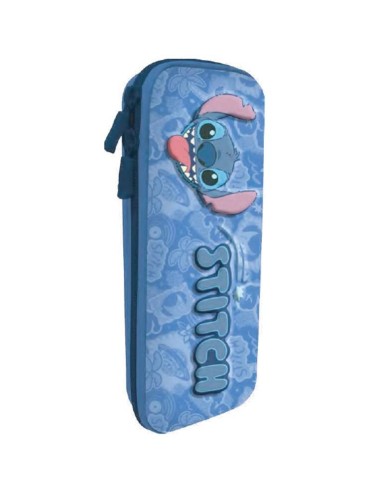 Astuccio rettangolare 3D con zip Cm. 23x10 - Stitch