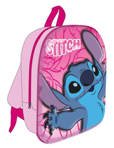 Zainetto asilo 3D Cm. 30x26x10 - Stitch girl