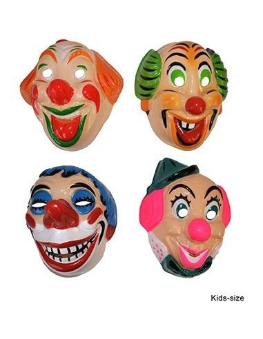 Maschera pvc semirigida Clown bambino...