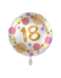 Palloncino mylar 18'' Cm. 45 - Rotondo - 18 Anni