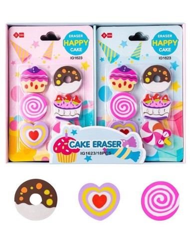 Set 6 gommine sagomate - Cake