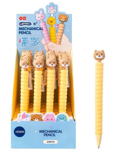 Penna sfera scatto con testa - Cane