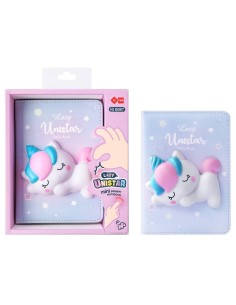 Notebook 96 pagine Squishy Cm. 17x14,5x5,5 - Unicorno