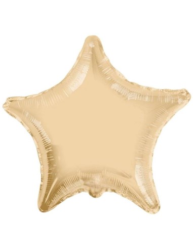 Palloncino mylar stella 22" - Cipria
