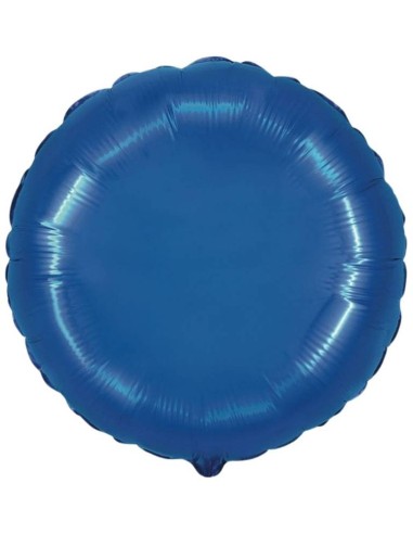 Palloncino Mylar 18" Cm. 45 - Rotondo - Blu
