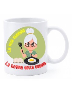 Tazza mug ceramica con scatola - La mia nonnina, la regina della cucina