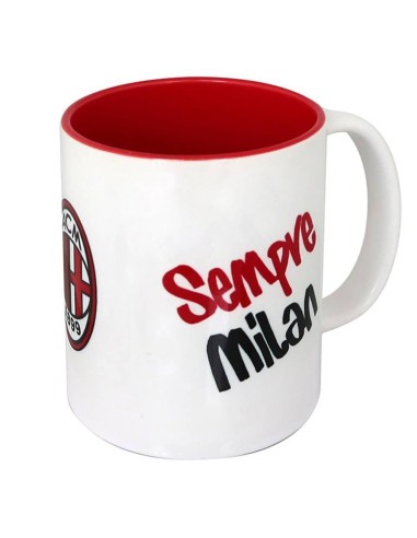 Tazza mug ceramica interno rosso AC Milan 1899